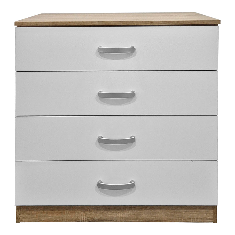 Скрин Athosa в цвят сонома-бял 80x40x79см