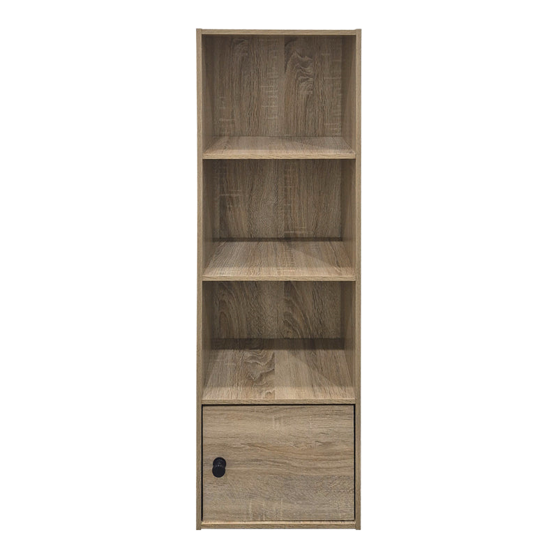 Колонна библиотека с шкаф LENOBIA сонома 30.5x24x95см