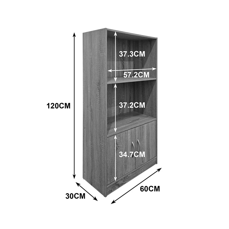 Библиотека TEKARO антрацит 60x30x120 см