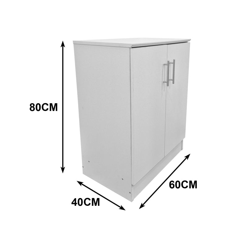 Шкаф за обувки за 6 чифта SOUKEN  бял 60x40x80см