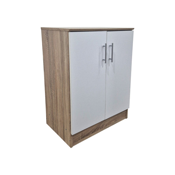 Шкаф за обувки за 6 чифта  SOUKEN бяло-сонома 60x40x80см