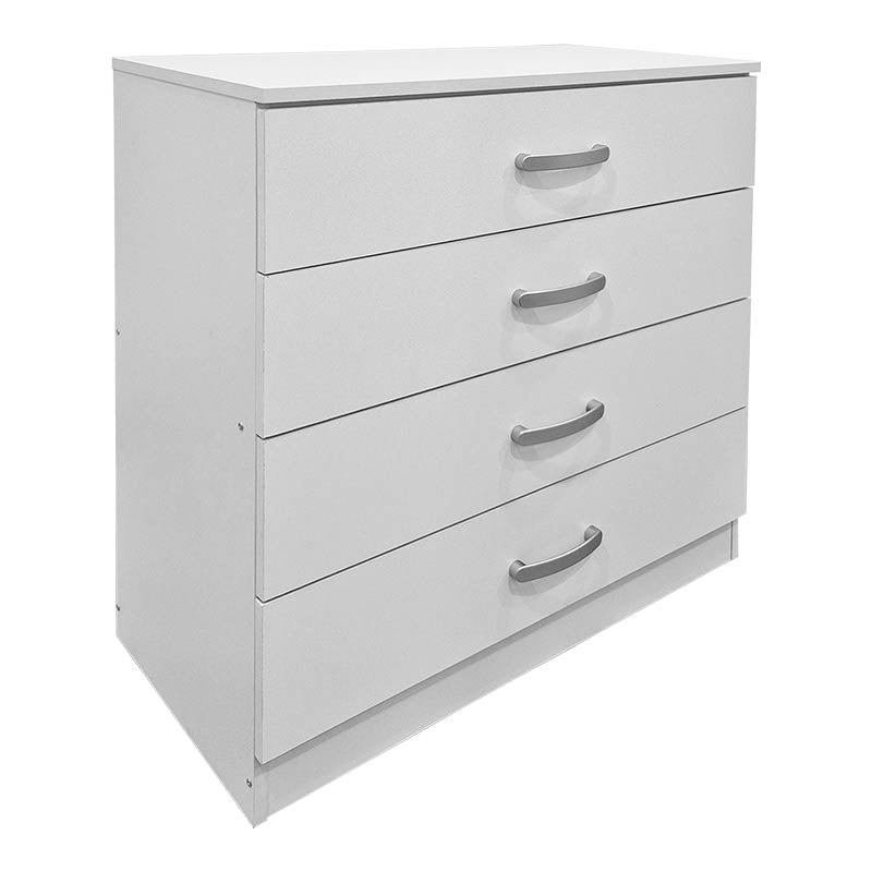 Спален комплект Athos бял с легло 160x200 см, комплект от 4 части