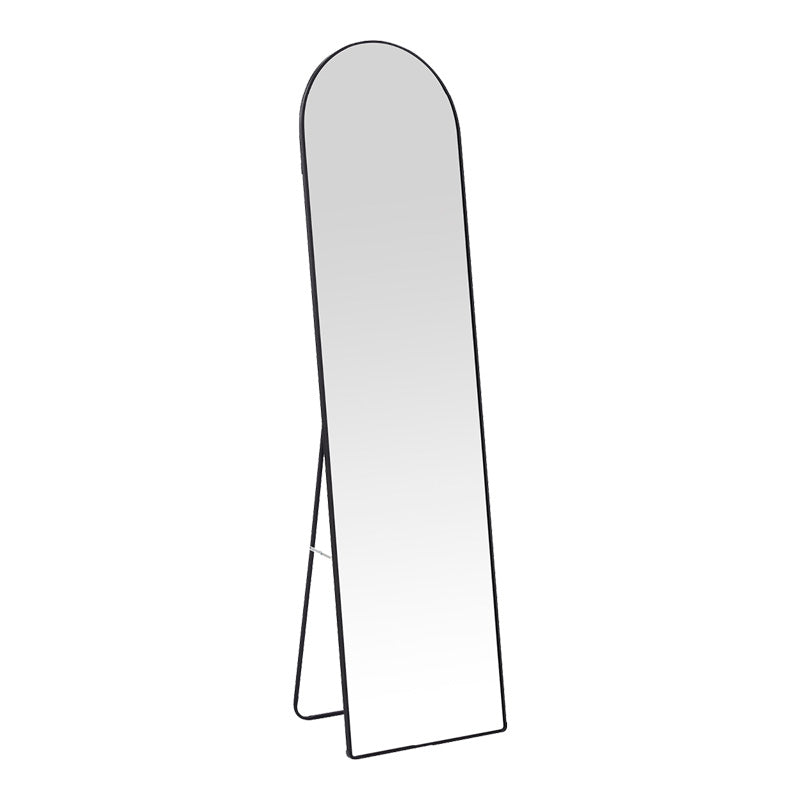 Алуминиево огледало Plaza в черен абажур 40x28x150см