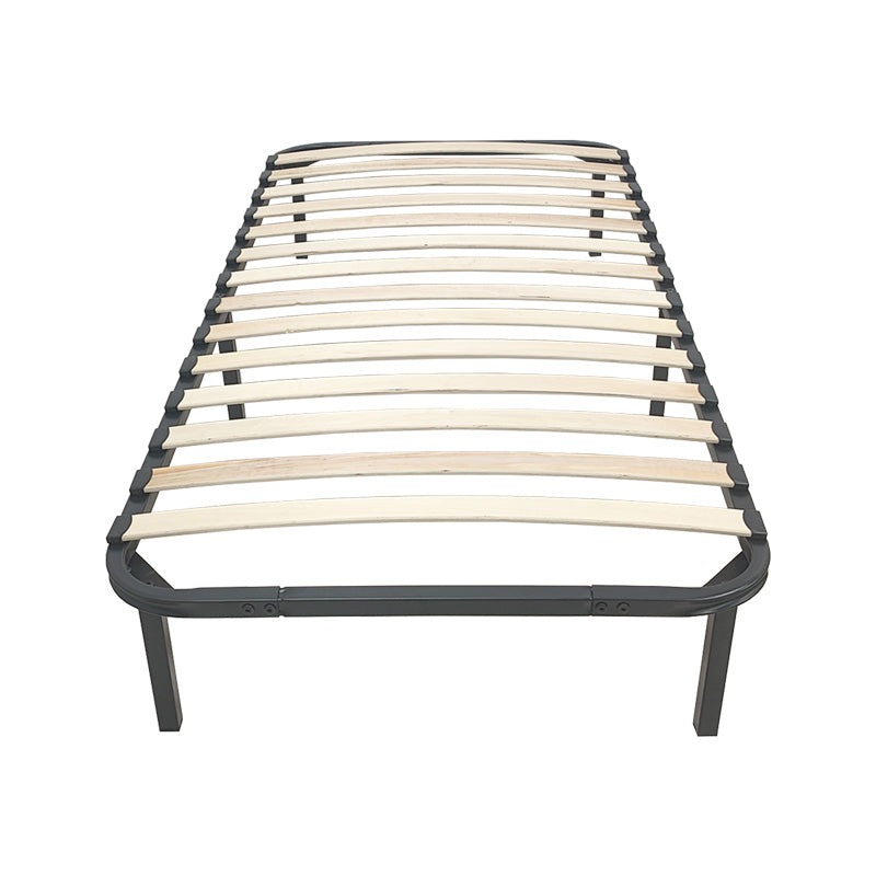 Метална рамка за легло Amaso в черен цвят 90x190x28см