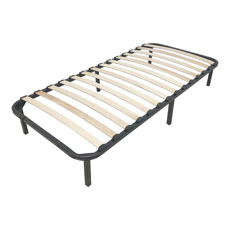 Метална рамка за легло Amaso в черен цвят 90x190x28см