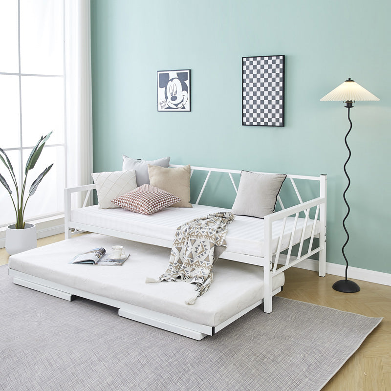 Легло-диван Remmie метал в бяло 90х190см