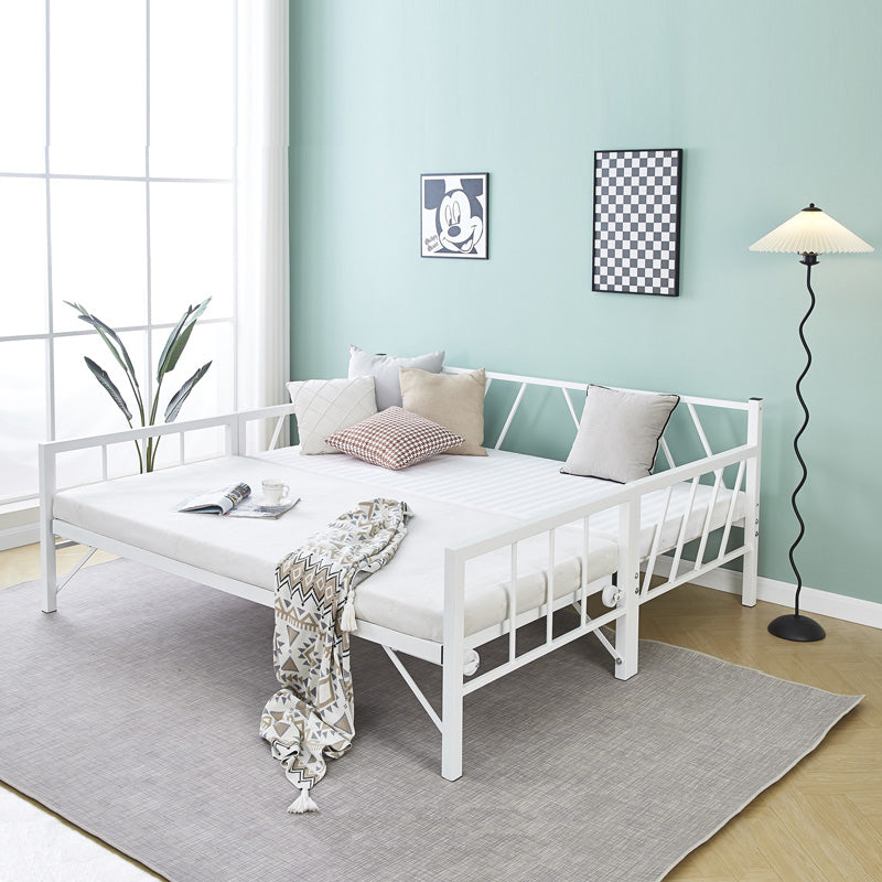 Легло-диван Remmie метал в бяло 90х190см