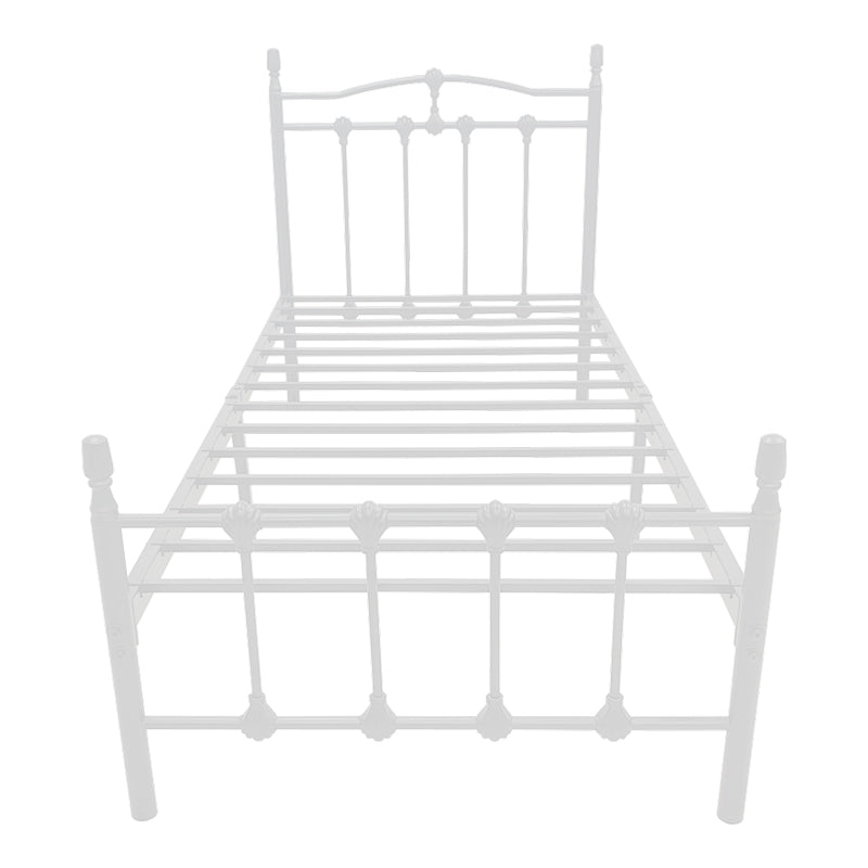 Еднолично метално легло WOTSO – Бяло, 90x190 см