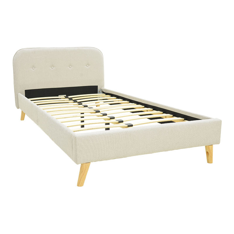 Легло Lumilux бежов плат, 100x200см