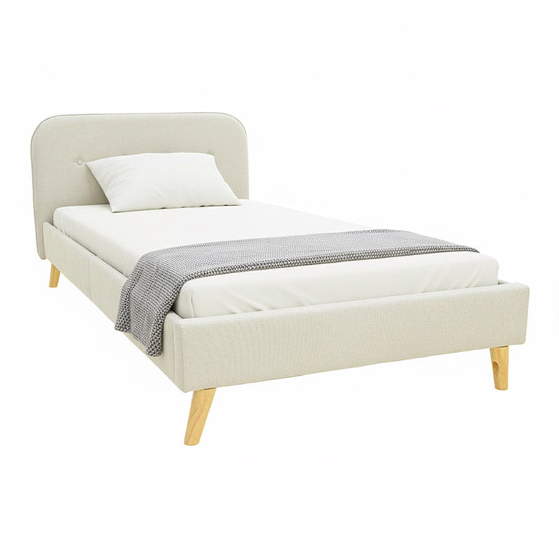 Легло Lumilux бежов плат, 100x200см