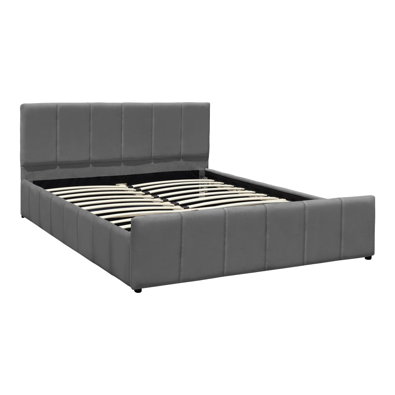 Двойно легло doulia антрацит кадифе 150x200см