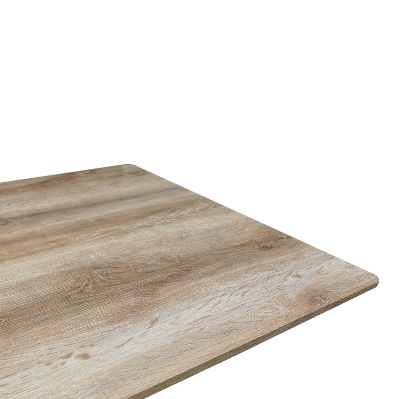 Маса Aragne sonoma mdf с черни метални крака 160x90x75см