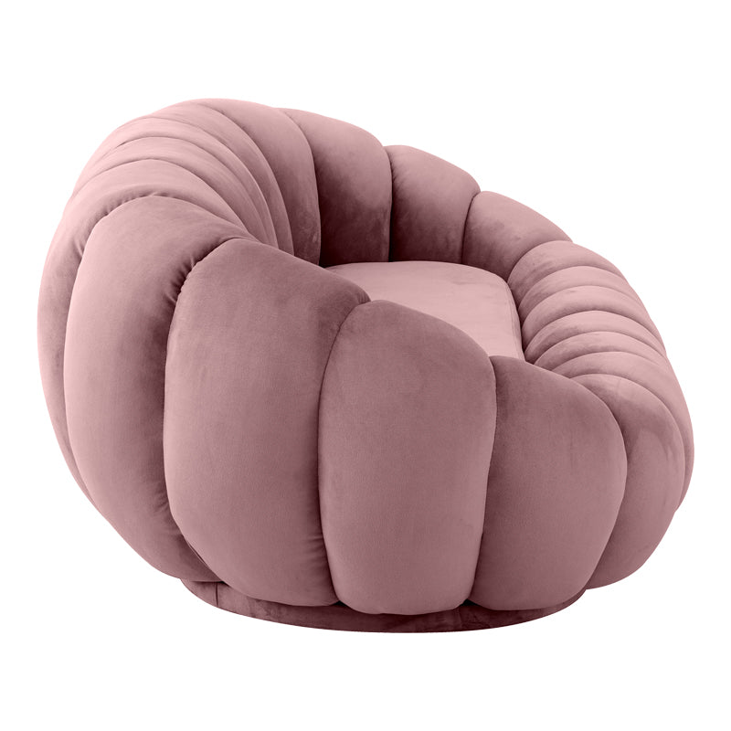 Диван Embrace кадифе в цвят гнила ябълка 180x105x65см