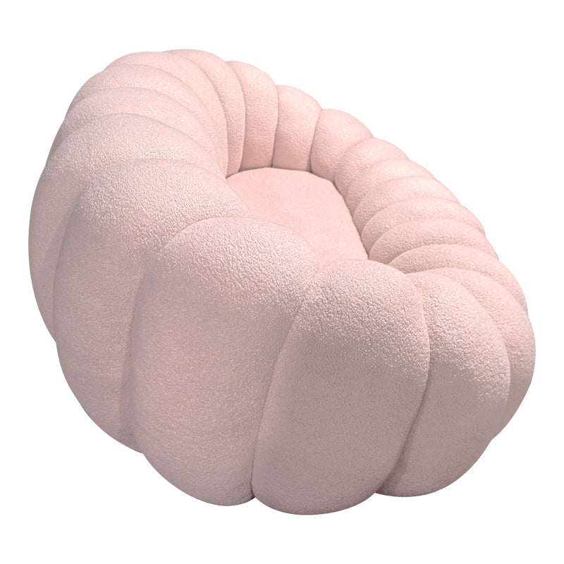 Диван Еmbrace букле плат в розов нюанс 180x105x65см