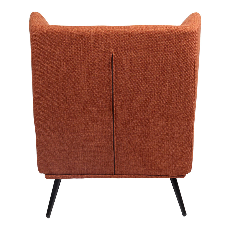 Фотьойл mareta теракота плат и крака в черен цвят 83x80x99см