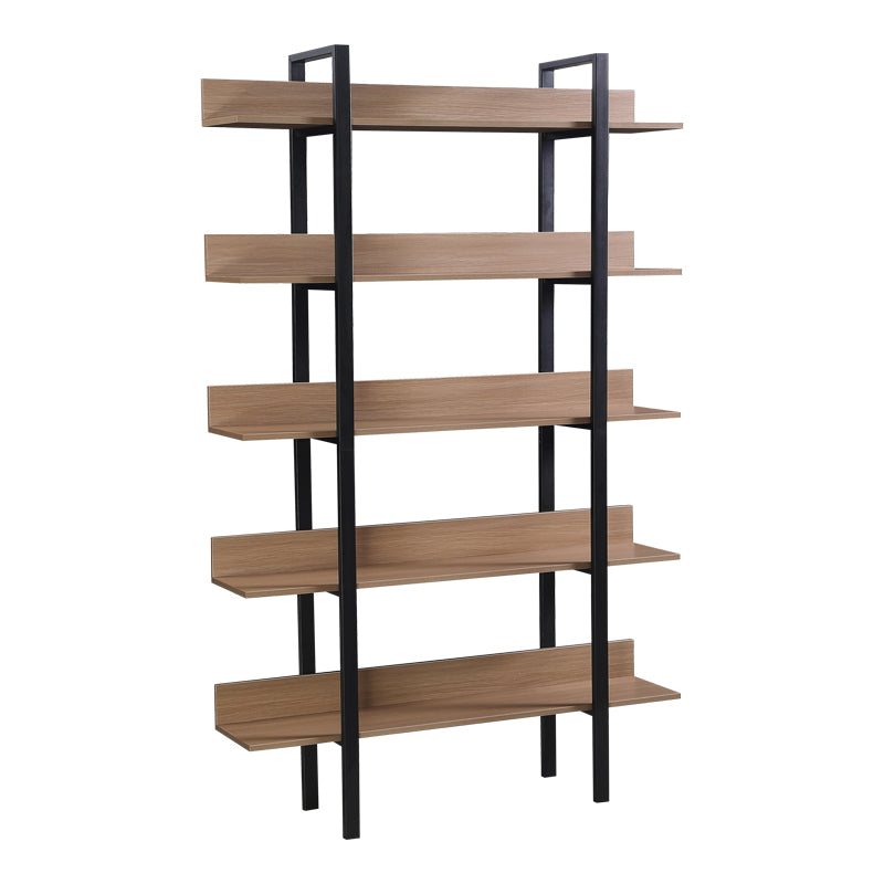Библиотека Boderta в цвят sonoma-black 120x30x190см
