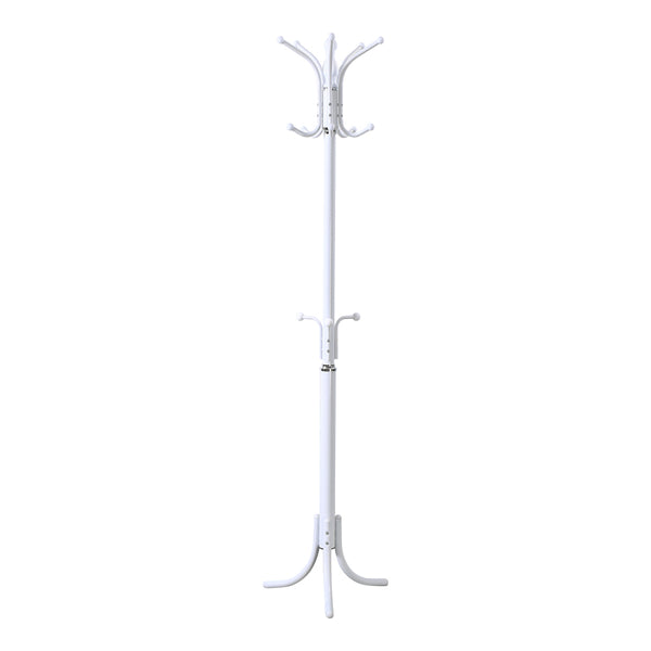 Закачалка за палта Mendora метална в бял цвят 40x40x180см