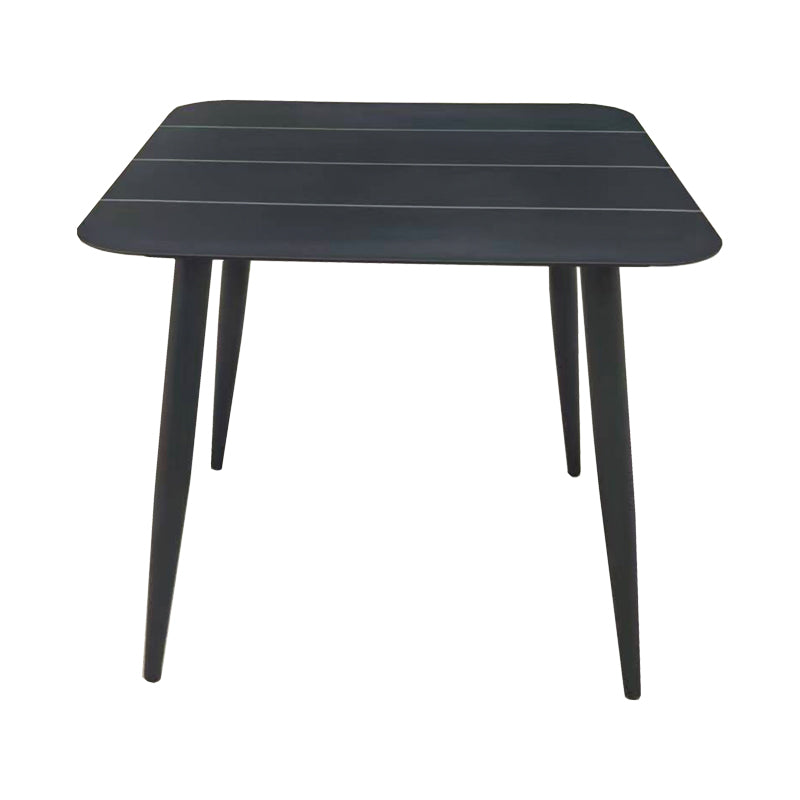 Алуминиева маса Vista в антрацитен цвят 80x80x72см