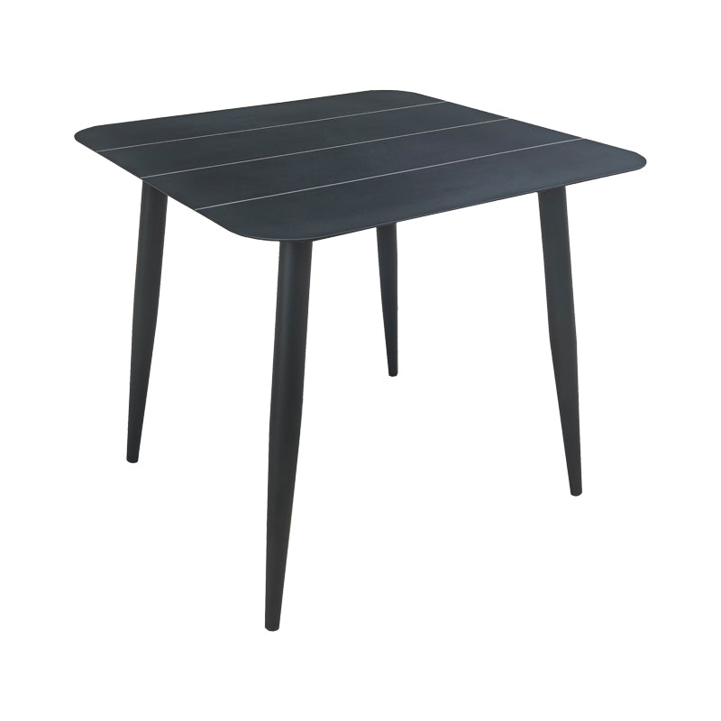 Алуминиева маса Vista в антрацитен цвят 80x80x72см