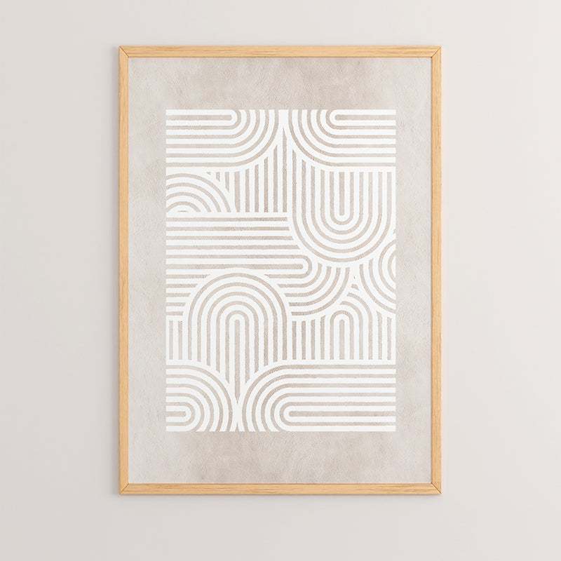 Стенно изкуство в рамка Liny с дигитален печат 33x1.5x48см