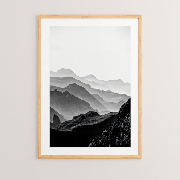 Стенно изкуство в рамка Mounti с дигитален печат 33x1.5x48см