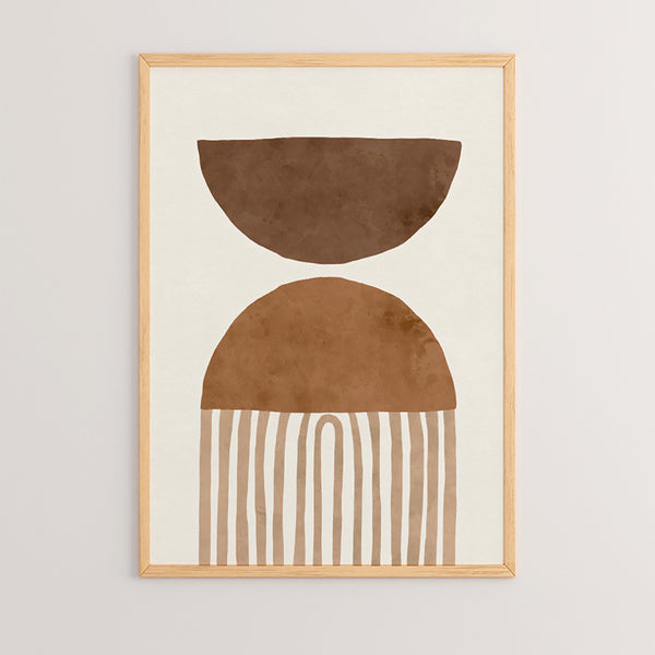 Стенно изкуство в рамка Serby с дигитален печат 33x1.5x48см