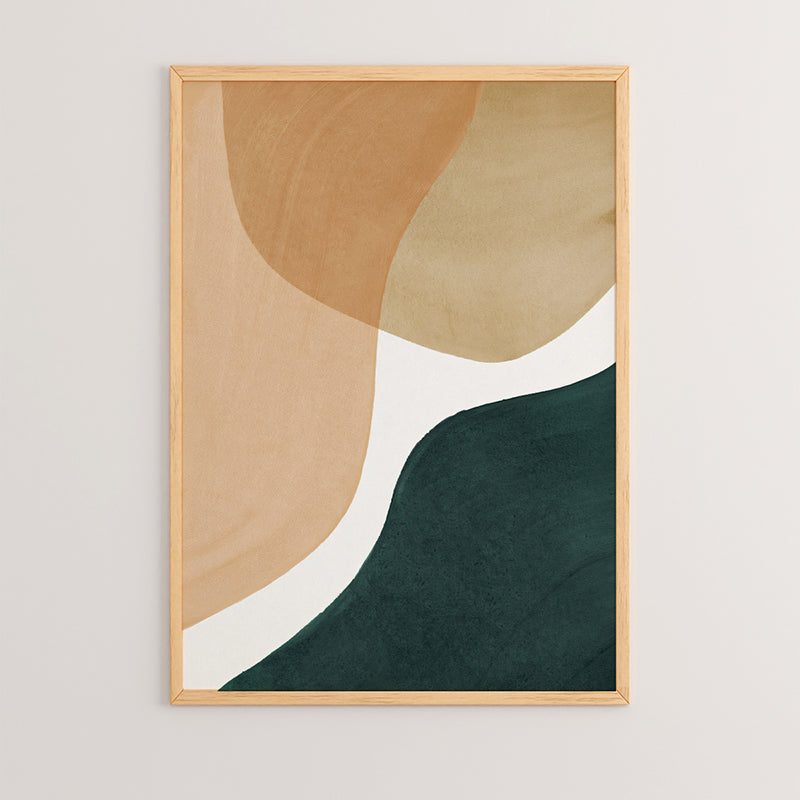 Стенно изкуство в рамка Nebia с дигитален печат 33x1.5x48см