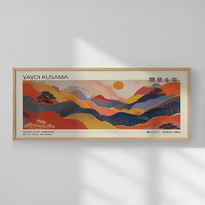 Стенно изкуство в рамка Colory с дигитален печат 120x2x50см