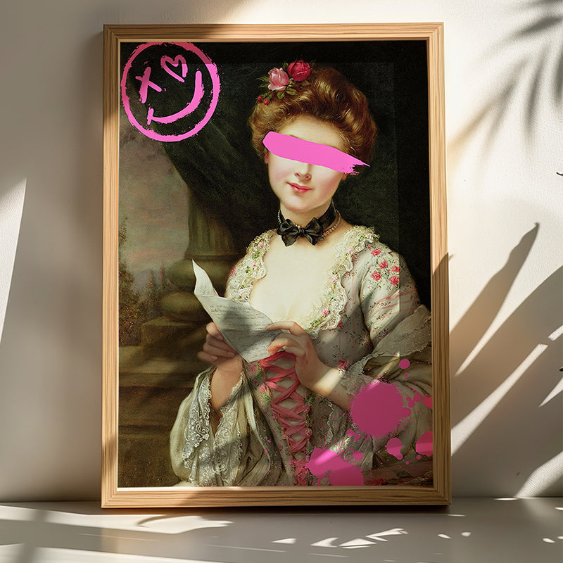 Стенно изкуство в рамка Elenda с дигитален печат 50x2x70см