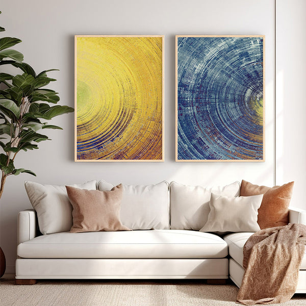 Стенно изкуство в рамка Yeloblu  с дигитален печат 33x1.5x48см