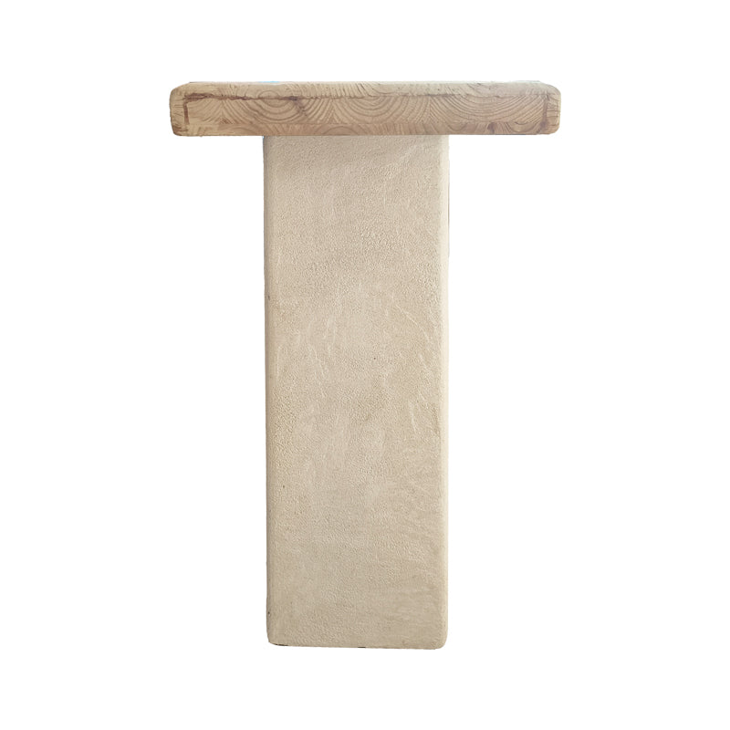 Конзолна маса  MARILA от ела - mdf в естествен екрю цвят 100x38x80см