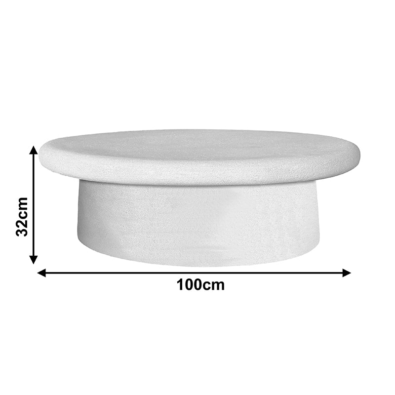 Холна маса HERONA mdf бяла 100x60x34см
