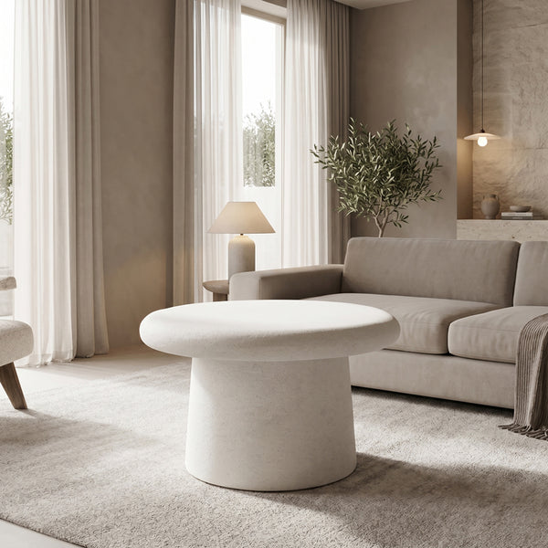 Холна маса HERONA  mdf бяла d60x40см