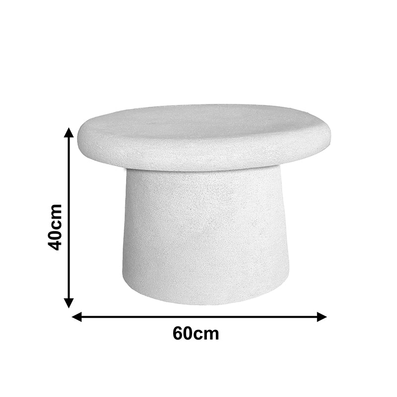 Холна маса HERONA  mdf бяла d60x40см