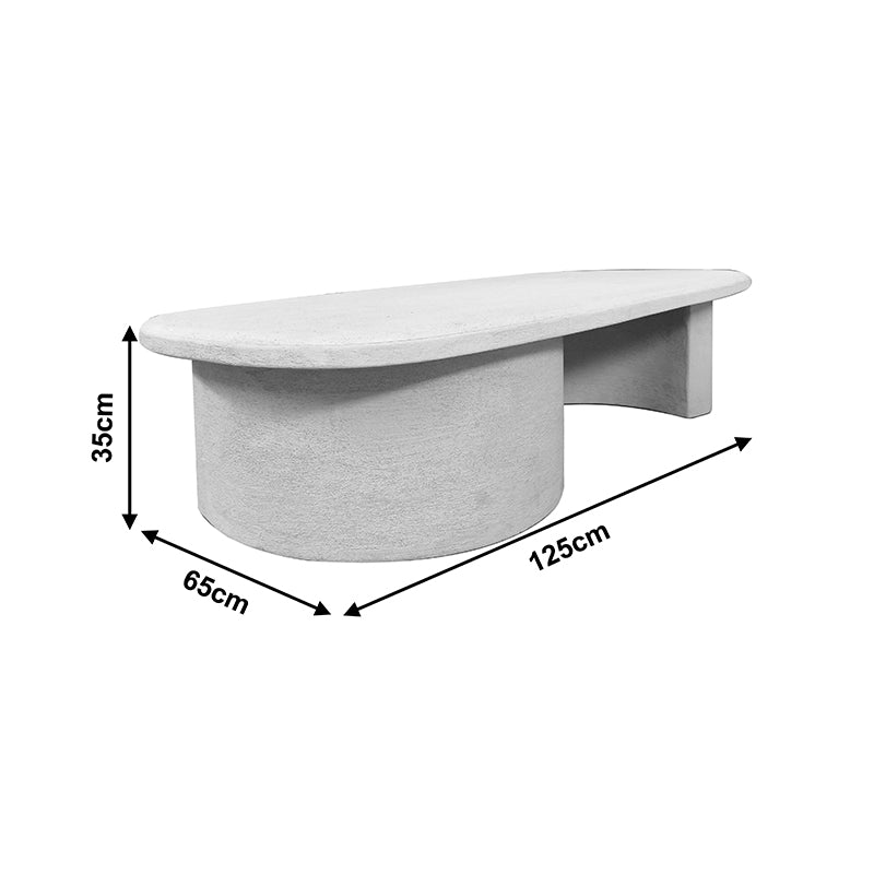 Холна маса VERVEN mdf бяла 120x60x32см