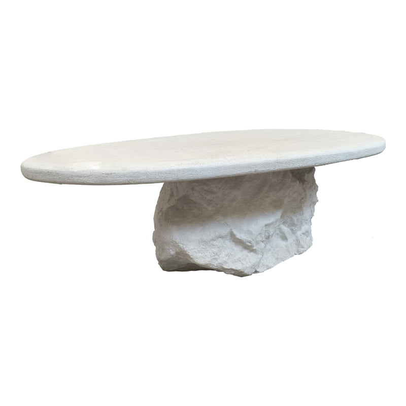 Холна маса ZINOL mdf-полирезин бяла 105x62x32см
