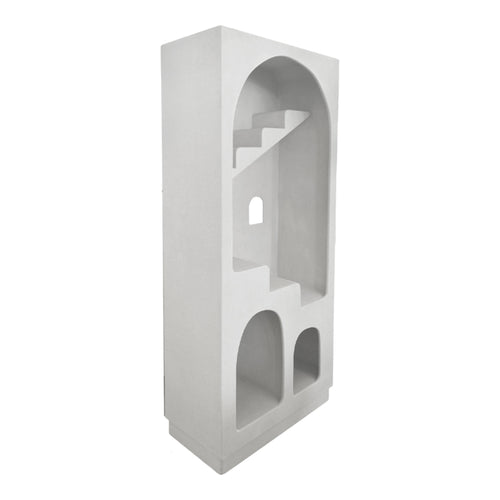 Библиотека BOOLTEN  mdf бяла 80x38x190 см