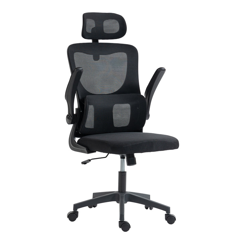 Директорски офис стол MAINZ черен цвят 50x60x112-122см
