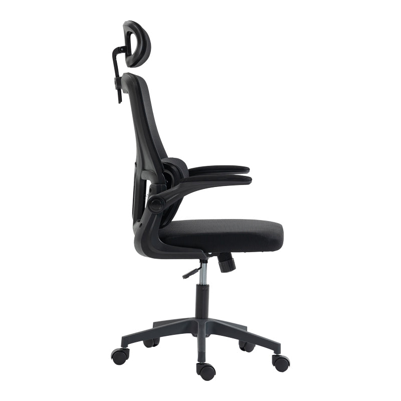 Директорски офис стол MAINZ черен цвят 50x60x112-122см