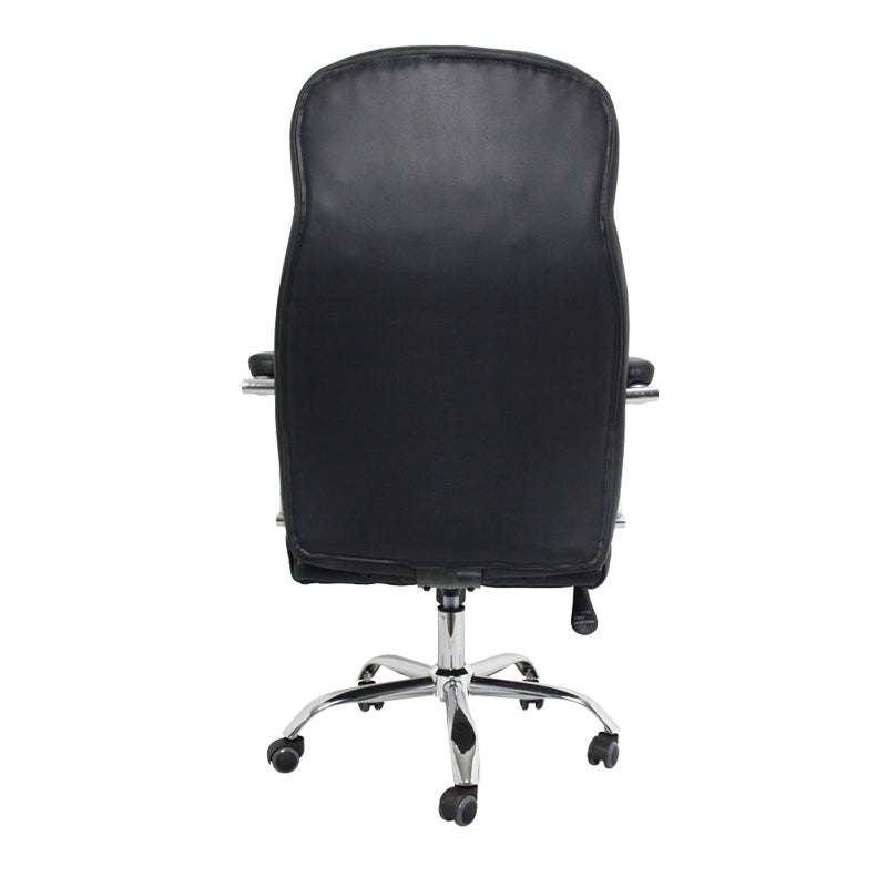 Офис стол за мениджъри STOLDI  pu черен 62.5x70x113-121см