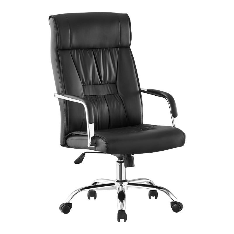 Офис стол за мениджъри BIANI  pu черен 56x70x107-115см