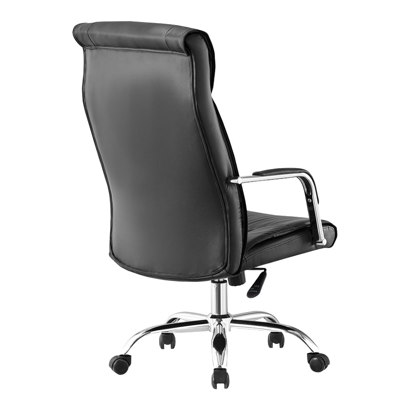 Офис стол за мениджъри BIANI  pu черен 56x70x107-115см