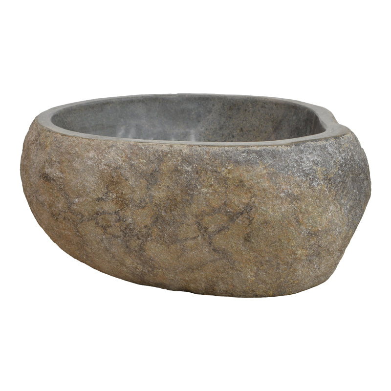 Мивка за плот lavello d, сив камък, d30x25 см