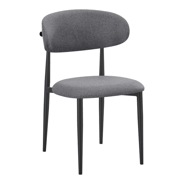 Стол FOLEGIO антрацит плат с черен метален крак 49x55x80см
