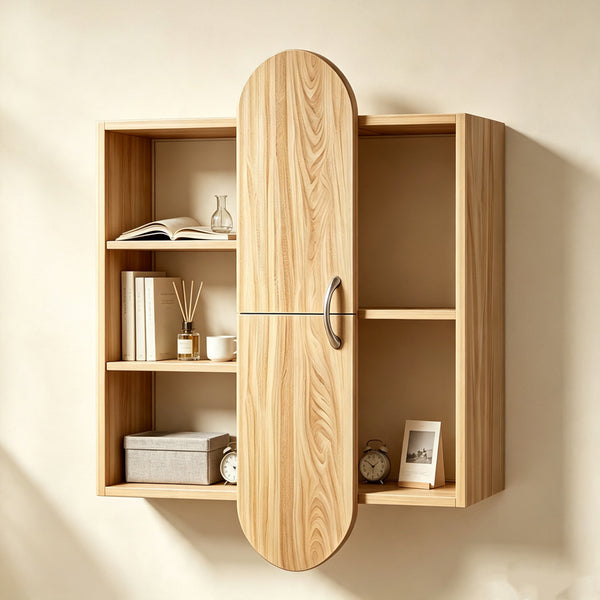 Стенен рафт  JONNA  сонома mdf 60x10x80см