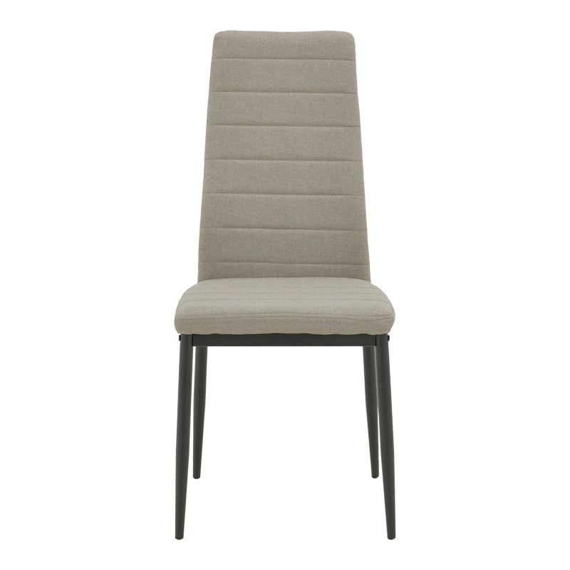Стол parker антрацит плат с черен метален крак 41x48x96см