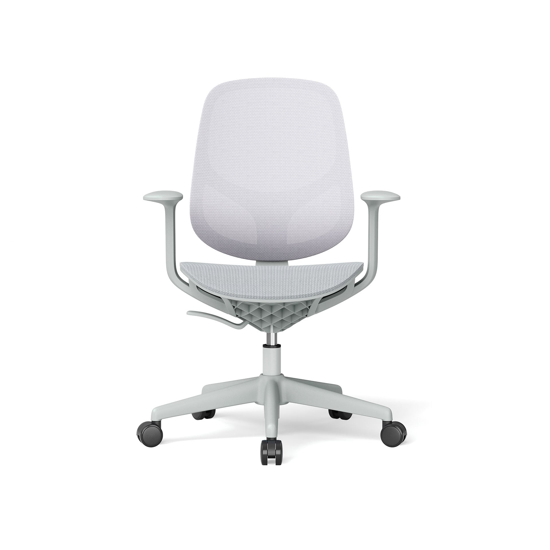 Офис стол Cherry W, меш, до 120 kg, сив