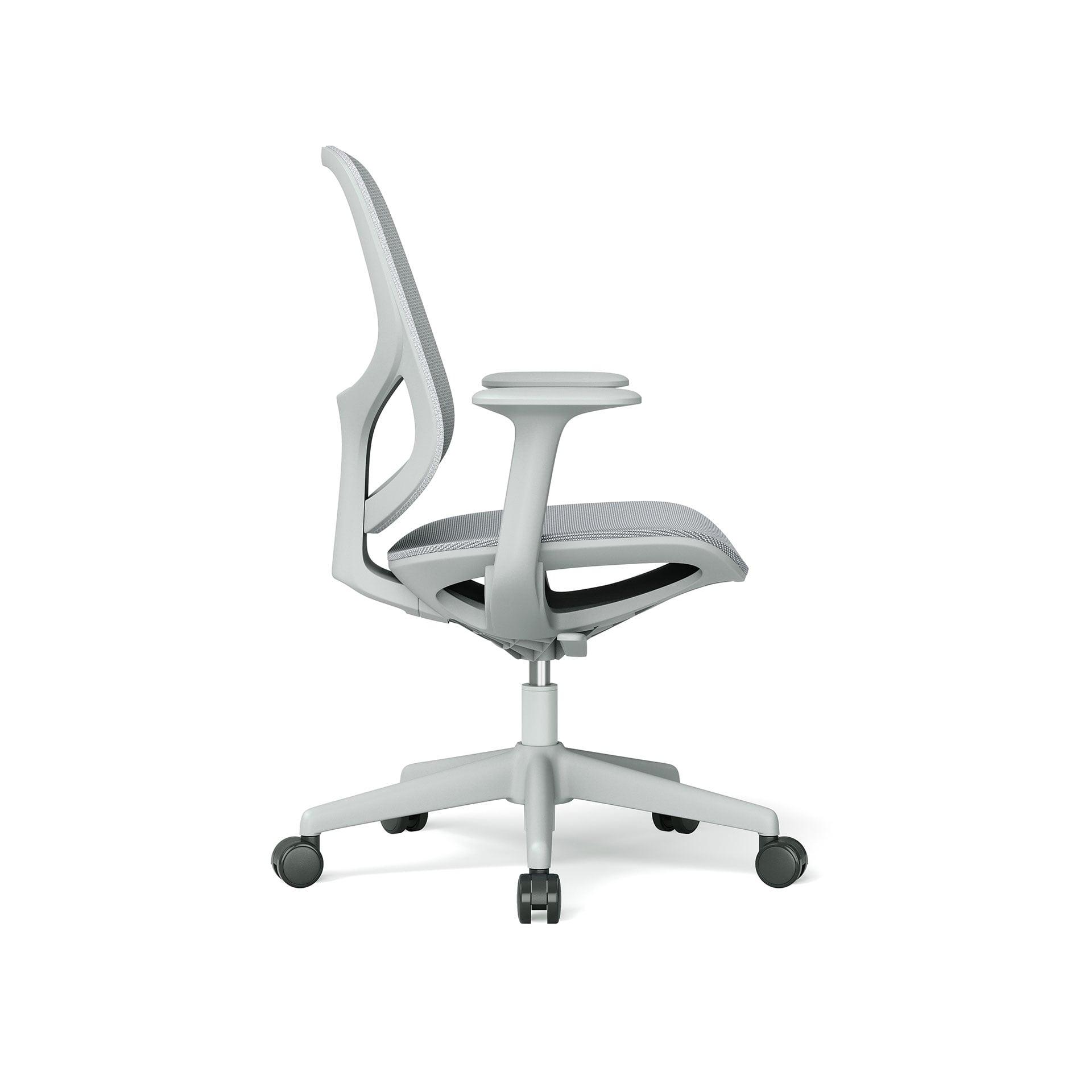 Офис стол Cherry W, меш, до 120 kg, сив