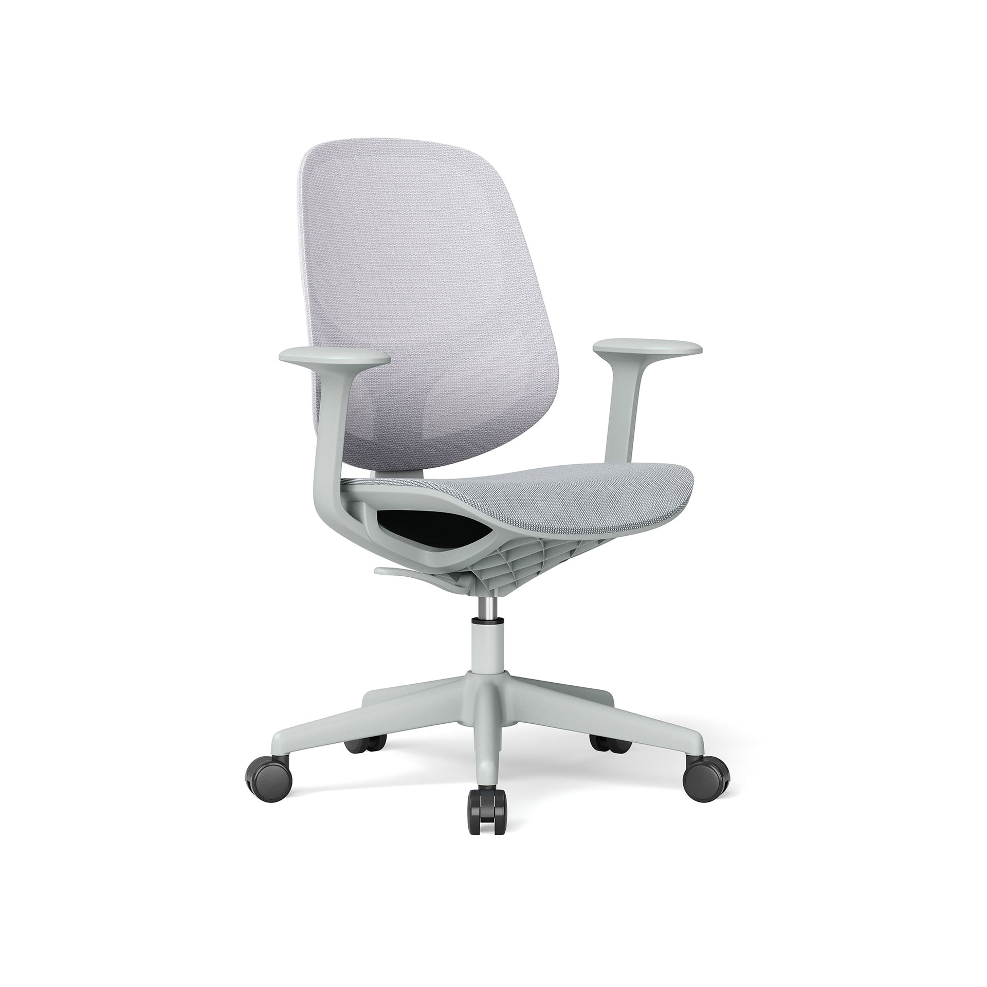 Офис стол Cherry W, меш, до 120 kg, сив