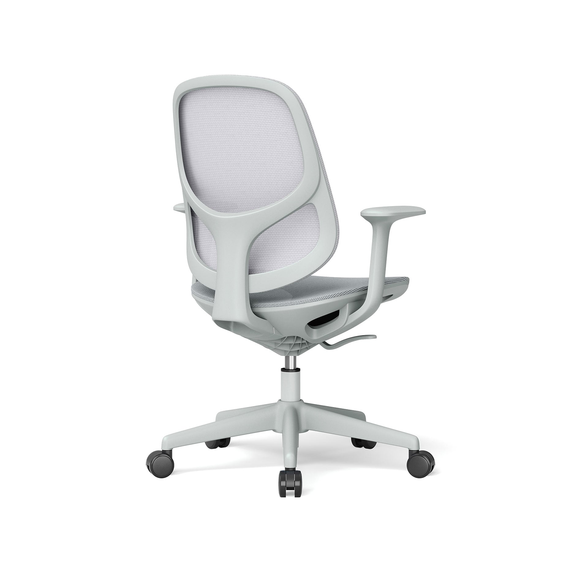 Офис стол Cherry W, меш, до 120 kg, сив